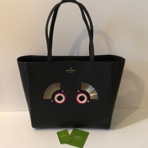 Kate Spade Monster Lizzey Warm & Fuzzy Tote
